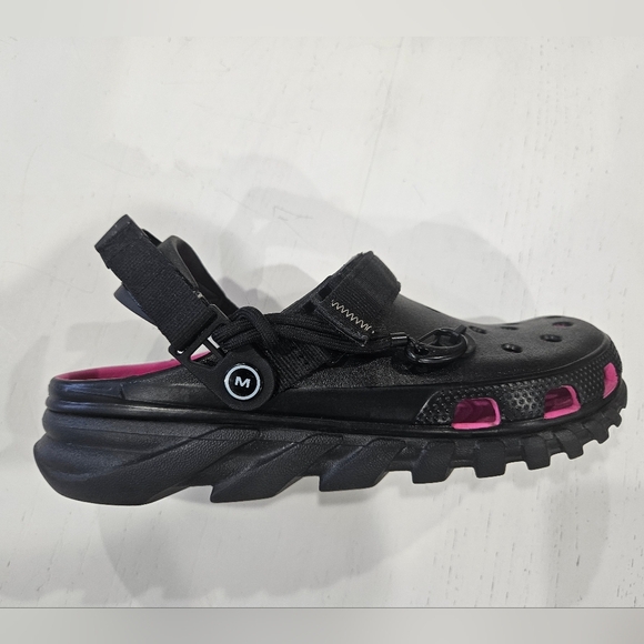 CROCS x Post Malone Collab Black & Pink Shoes. Limited Ed. Mens Sz 10, Womens 12 - Picture 10 of 13